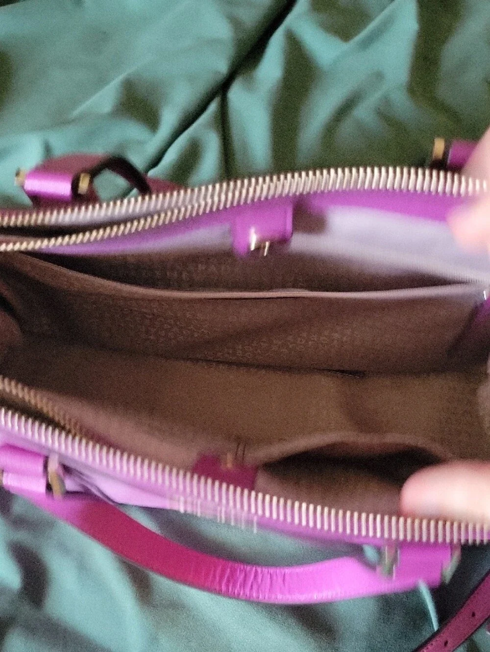 kate spade bright fuchsia leather shoulder satchel